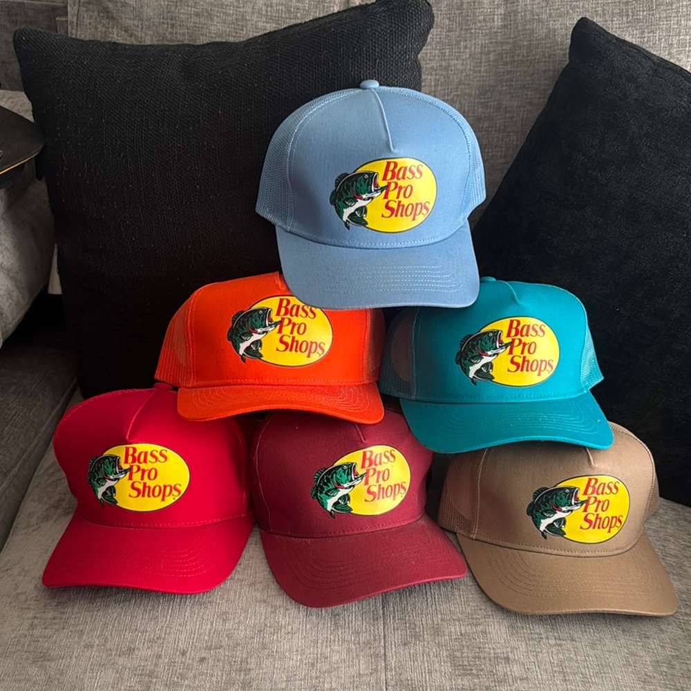 Bass Pro Shops Colorful Trucker Hat Collection